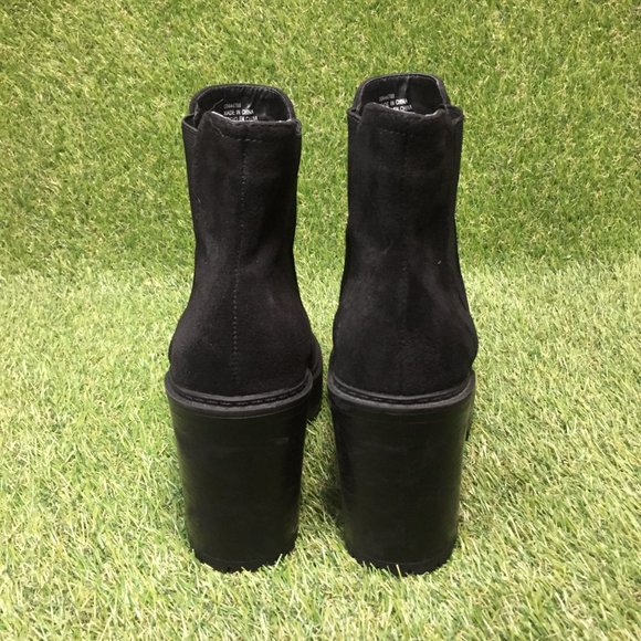FOREVER21, Suede Chelsea boots, Wmn's 10. - Picture 4 of 6